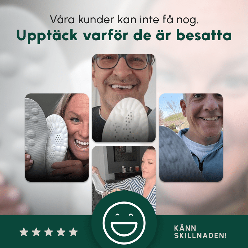 4D Stödsolor – Memory Foam Sula för Bättre Komfort - Komforten