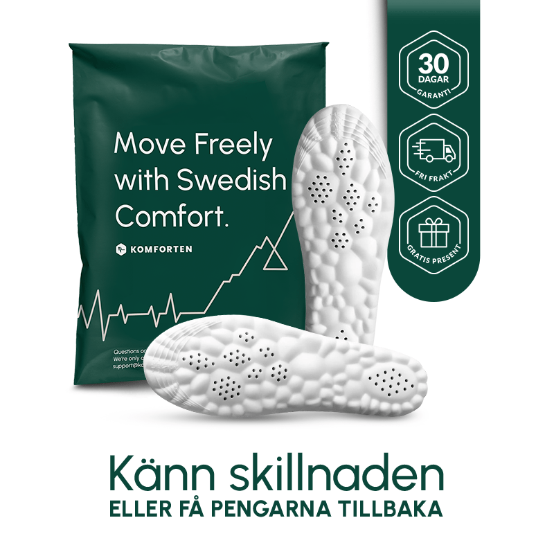 4D Stödsolor – Memory Foam Sula för Bättre Komfort - Komforten