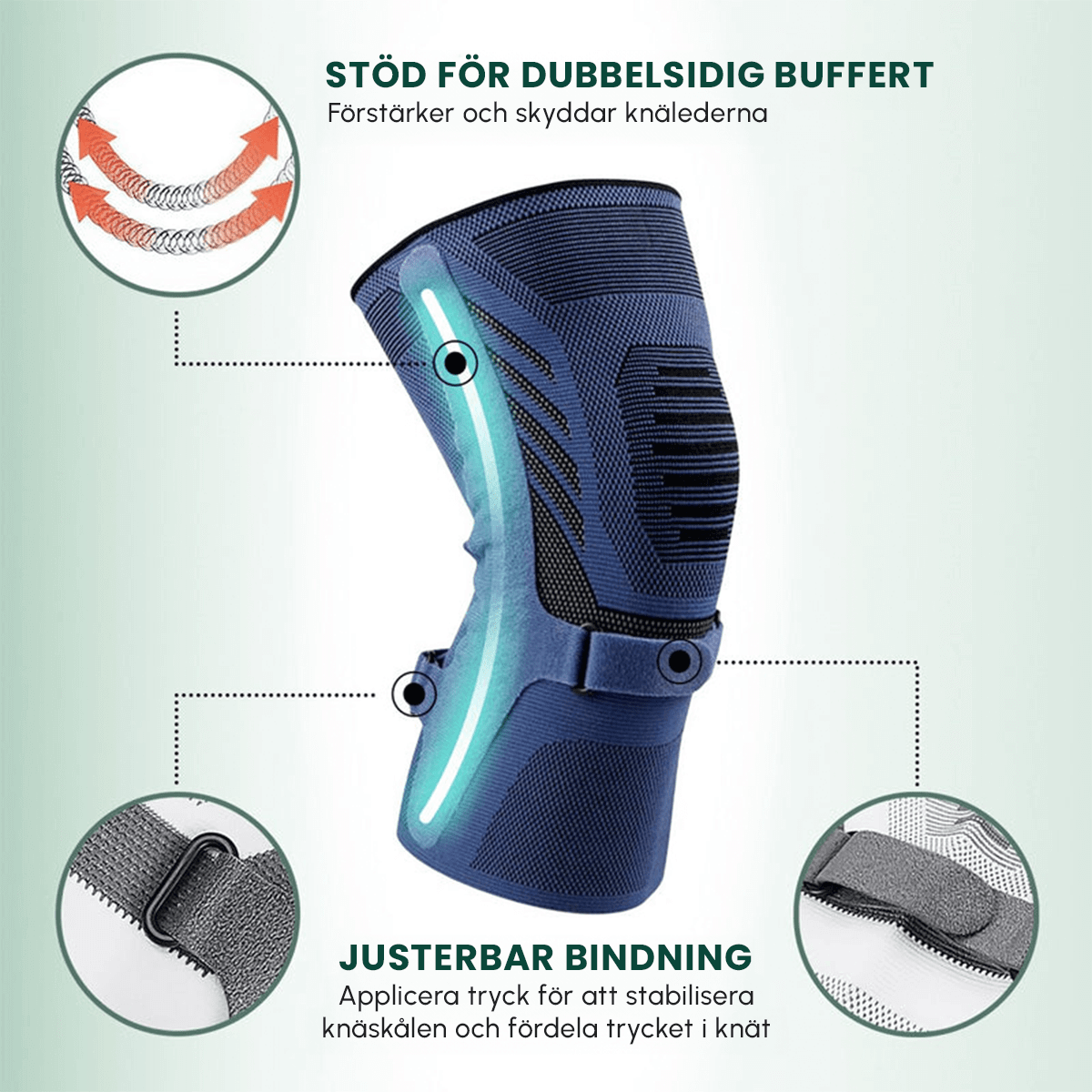 Elastiska Knästöd - Komforten