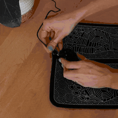 EMS Massageador para Massagem Elétrica nos Pés