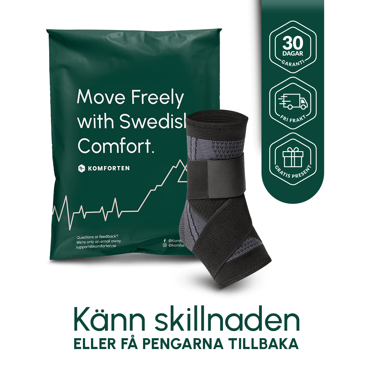 FotSupporten 2.0 - Lindra fotsmärta eller få pengarna tillbaka - Komforten