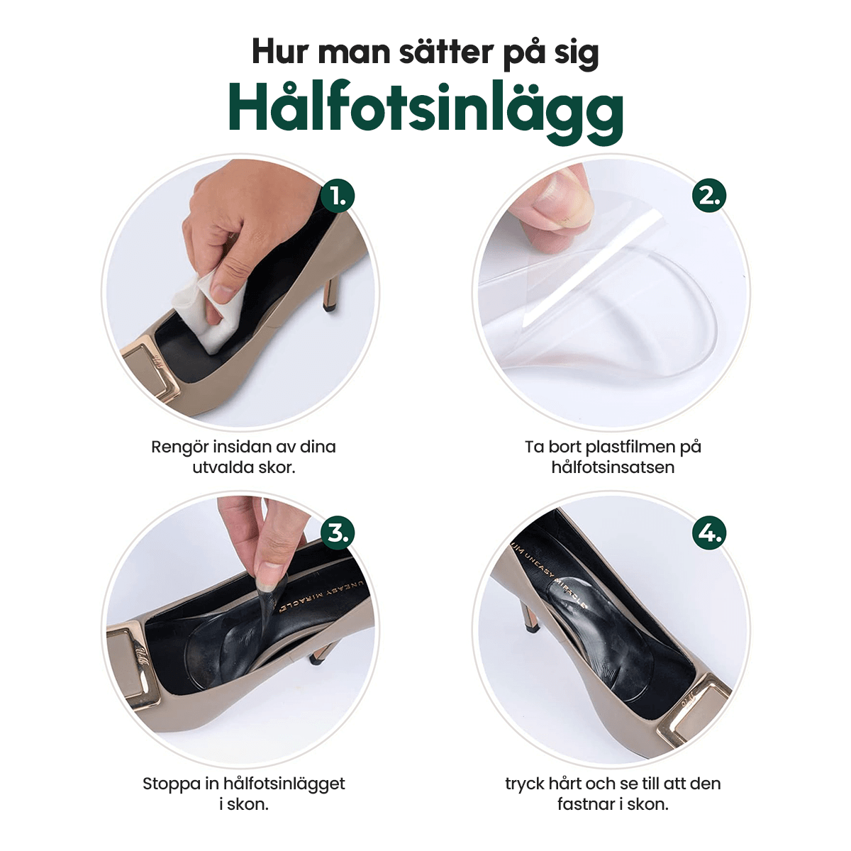 Hålfotsinlägg - Komforten