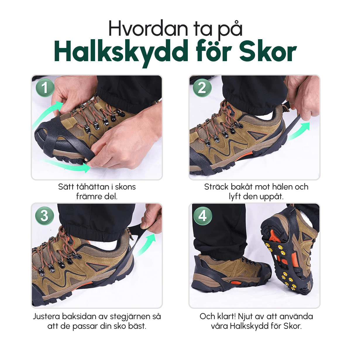 Halkskydd för Skor – För Bättre Grepp och Säkerhet - Komforten
