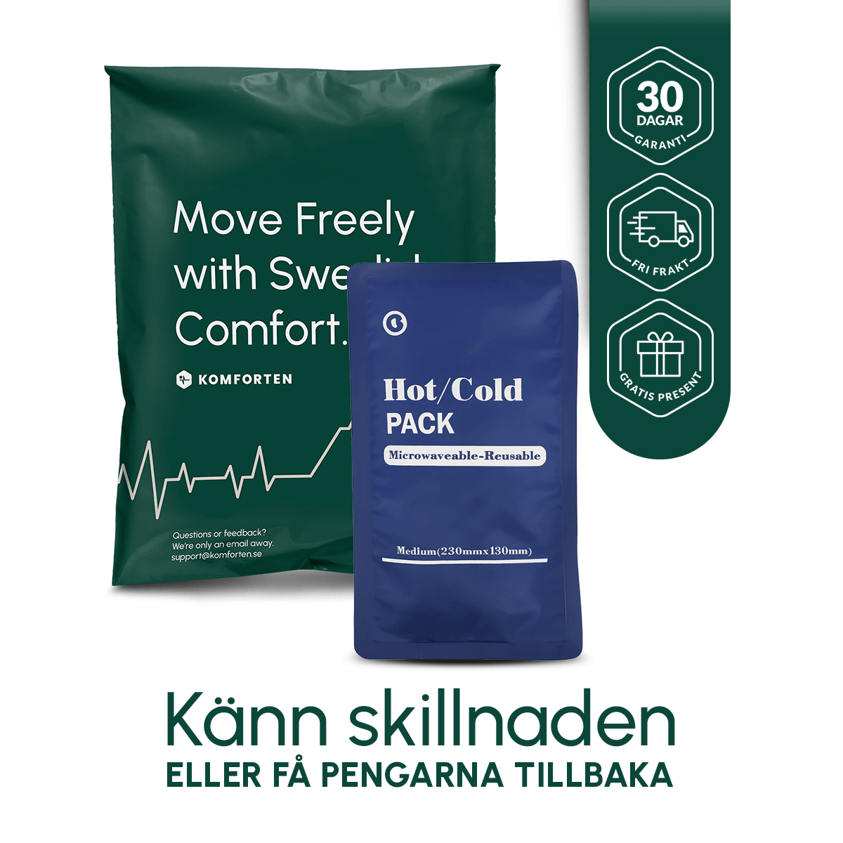 Hot and Cold Pack – För Smärtlindring och Återhämtning - Komforten