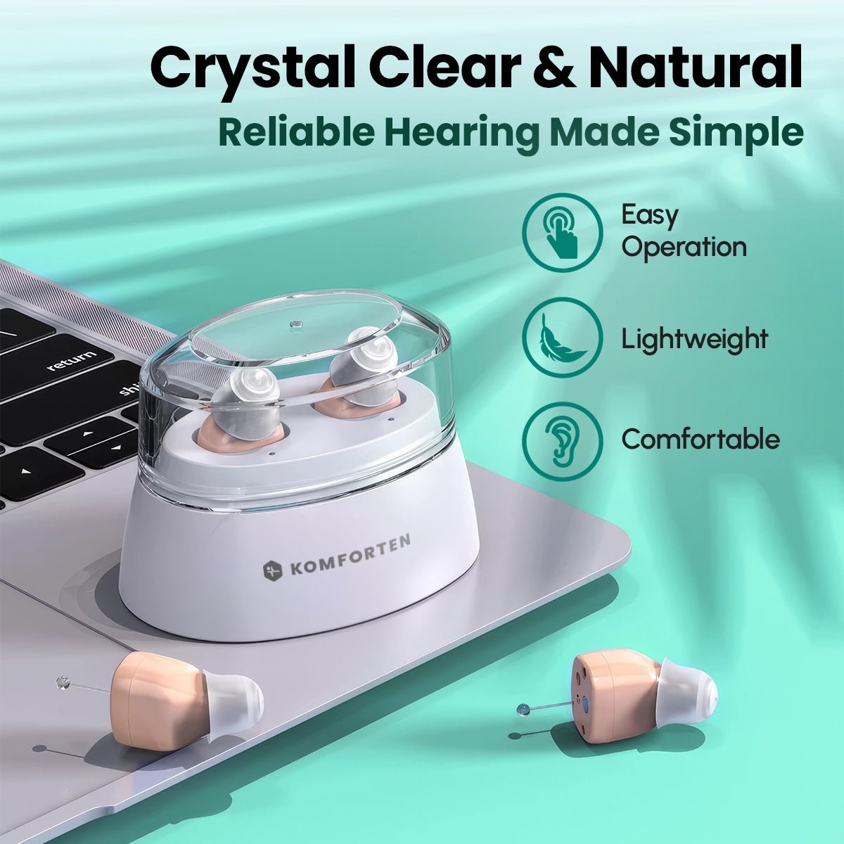 Komforten Hearing Aids — Crystal - Clear Sound at a Fraction of the Price - Komforten