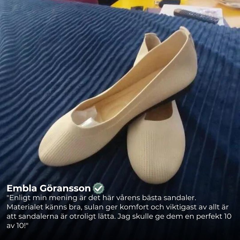 Molly™ Ballerinaskor för Dam – Bekväma och Sköna Ballerinaskor för Alla Tillfällen - Komforten