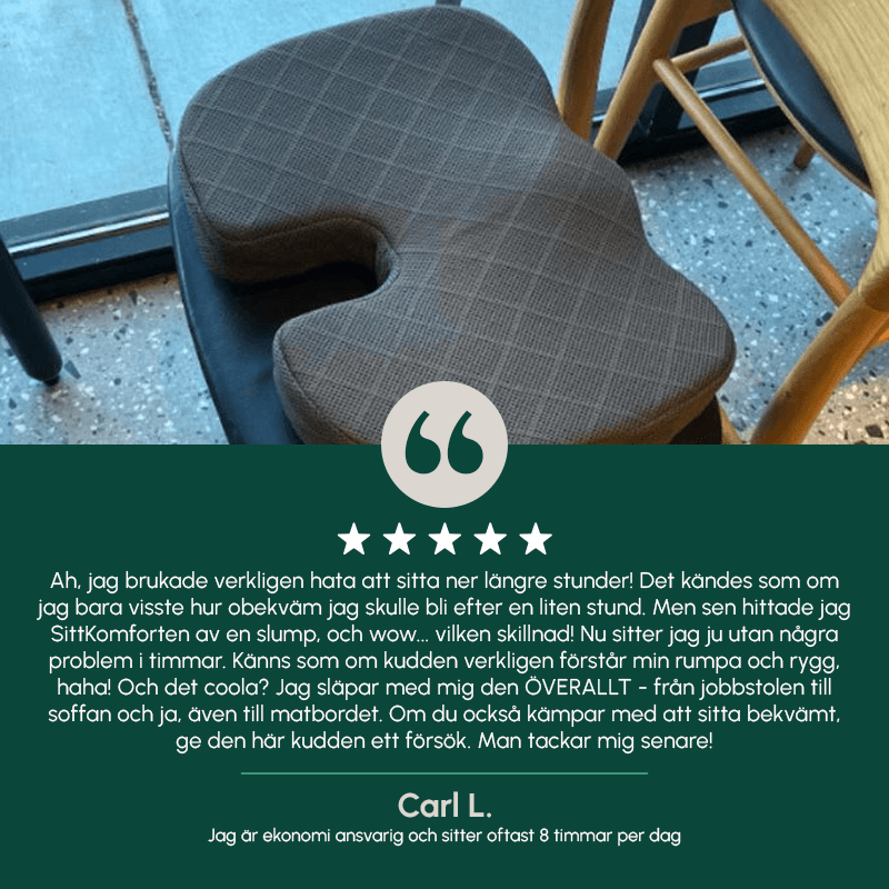 SittKomforten™ Ergonomisk Sittdyna - Komforten