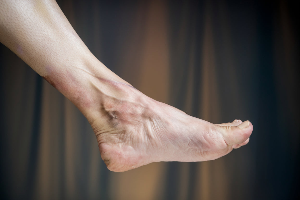 En stukad fot (eller stukat ben) är en av de vanligaste fotledsskadorna