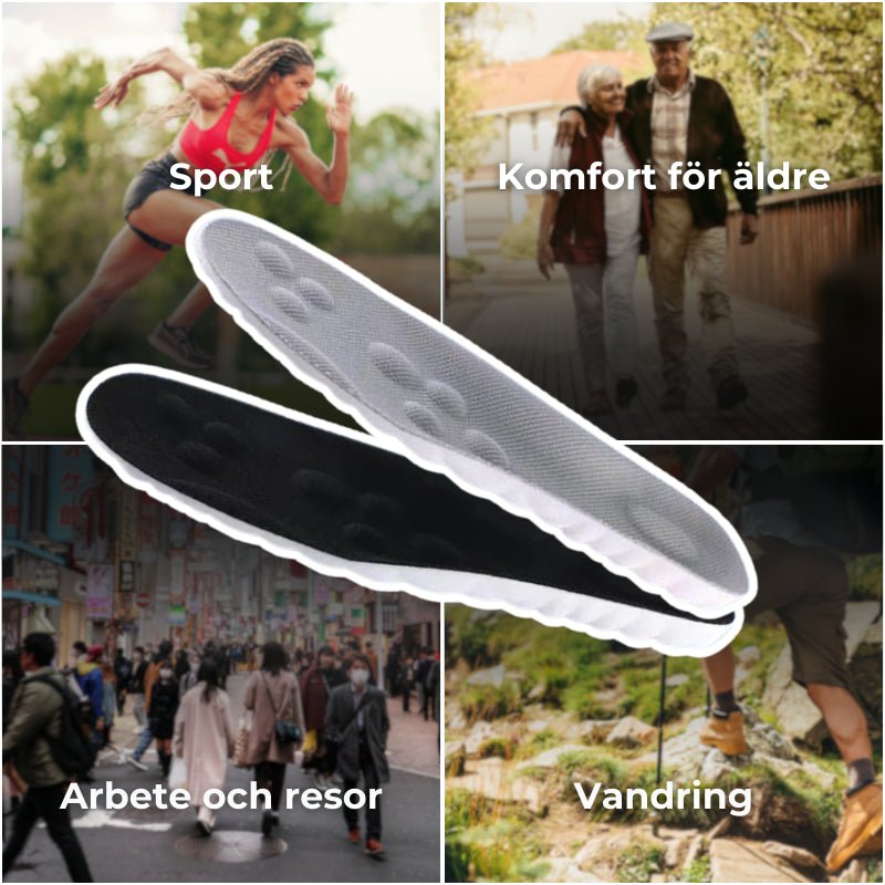 4D Stödsolor – Memory Foam Sula för Bättre Komfort - Komforten
