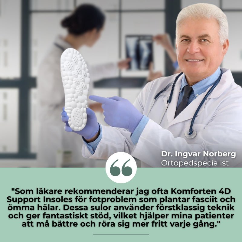 4D Stödsolor – Memory Foam Sula för Bättre Komfort - Komforten