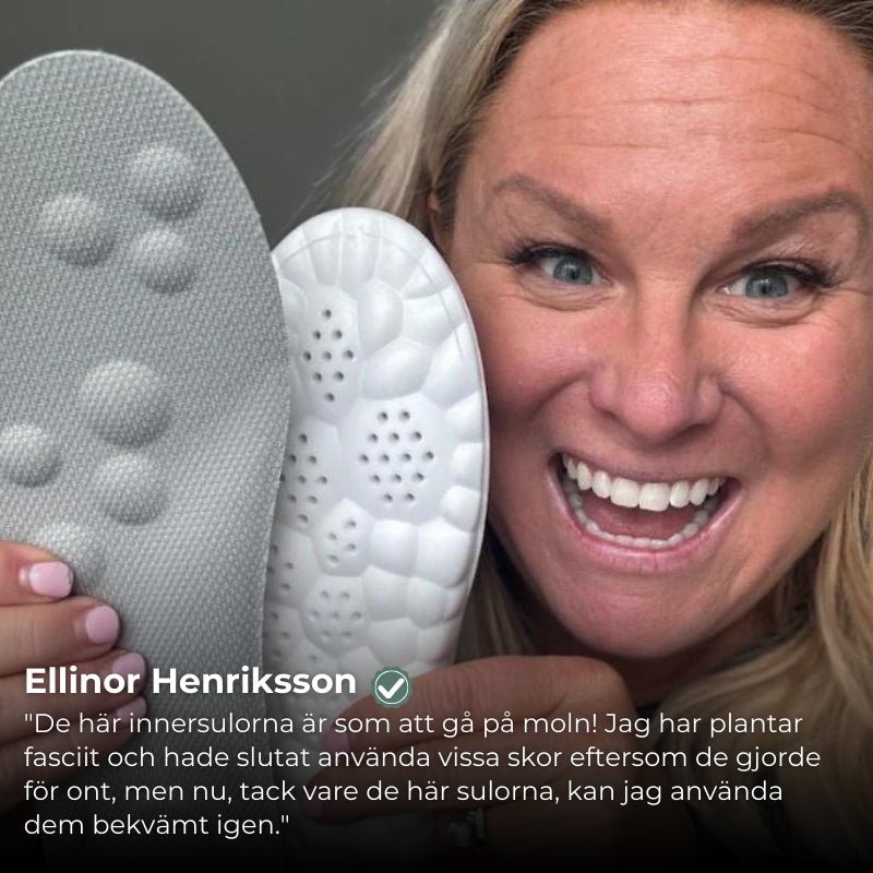 4D Stödsolor – Memory Foam Sula för Bättre Komfort - Komforten
