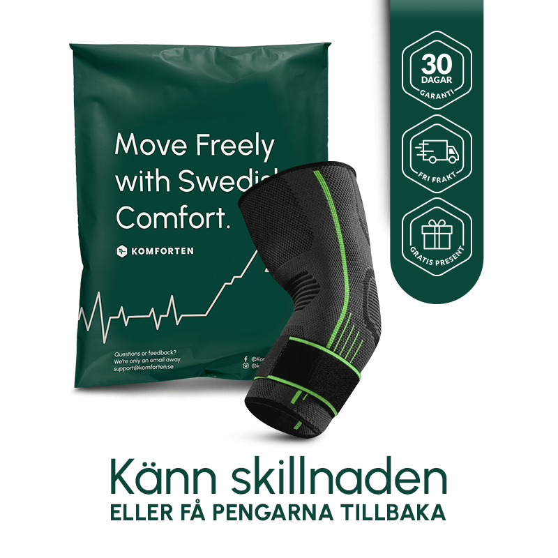 Armbågsstöd för Tennisarmbåge, Golfarmbåge, Gym och Skrivbord och Mer - Komforten