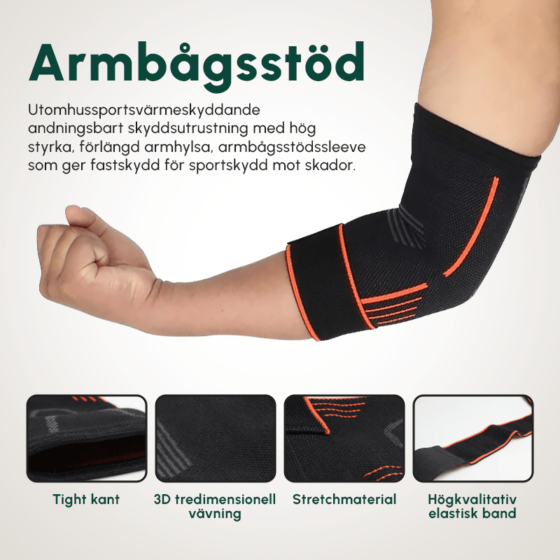 Armbågsstöd för Tennisarmbåge, Golfarmbåge, Gym och Skrivbord och Mer - Komforten