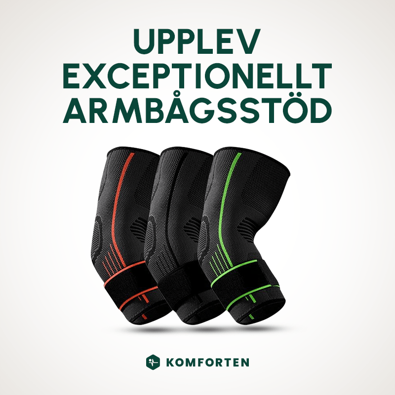 Armbågsstöd för Tennisarmbåge, Golfarmbåge, Gym och Skrivbord och Mer - Komforten