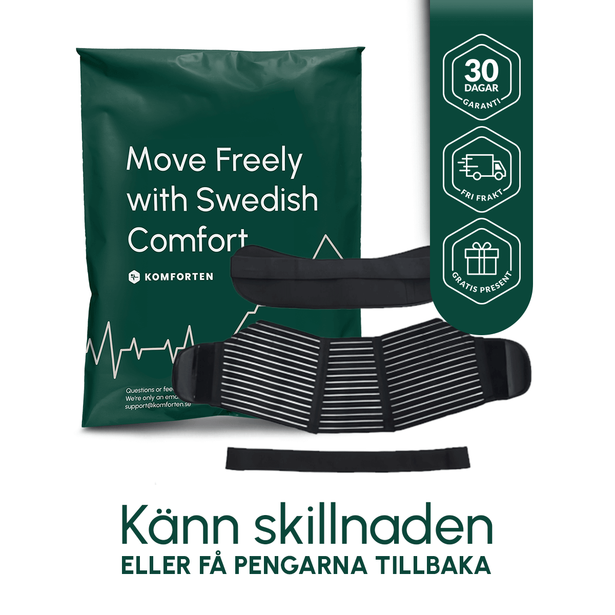 Gravidbälte och Graviditetsbälte för Stöd - Komforten