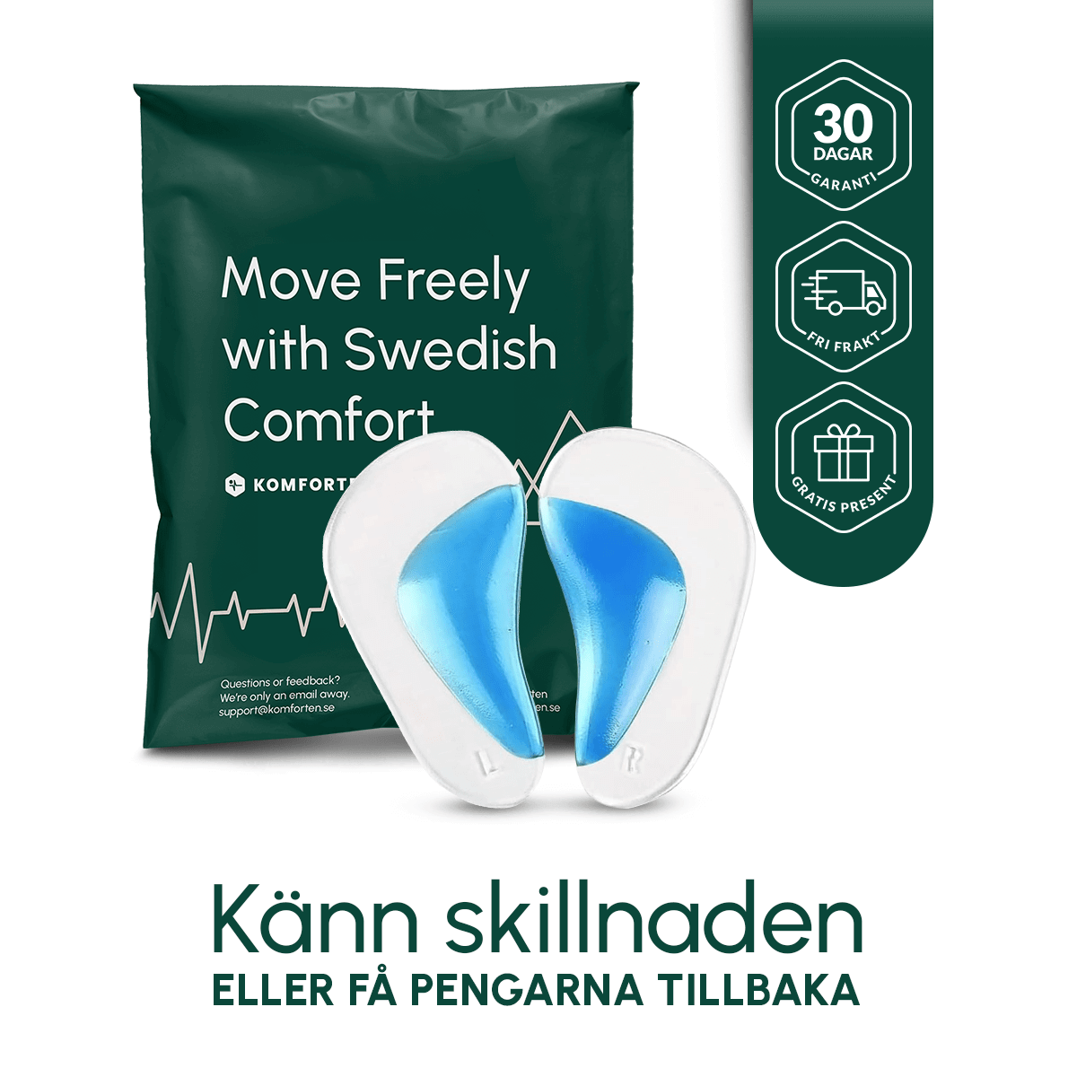 Hålfotsinlägg - Komforten