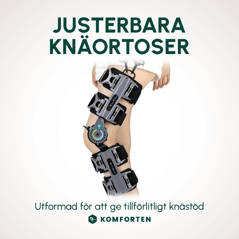 Justerbara Knäortoser - Komforten