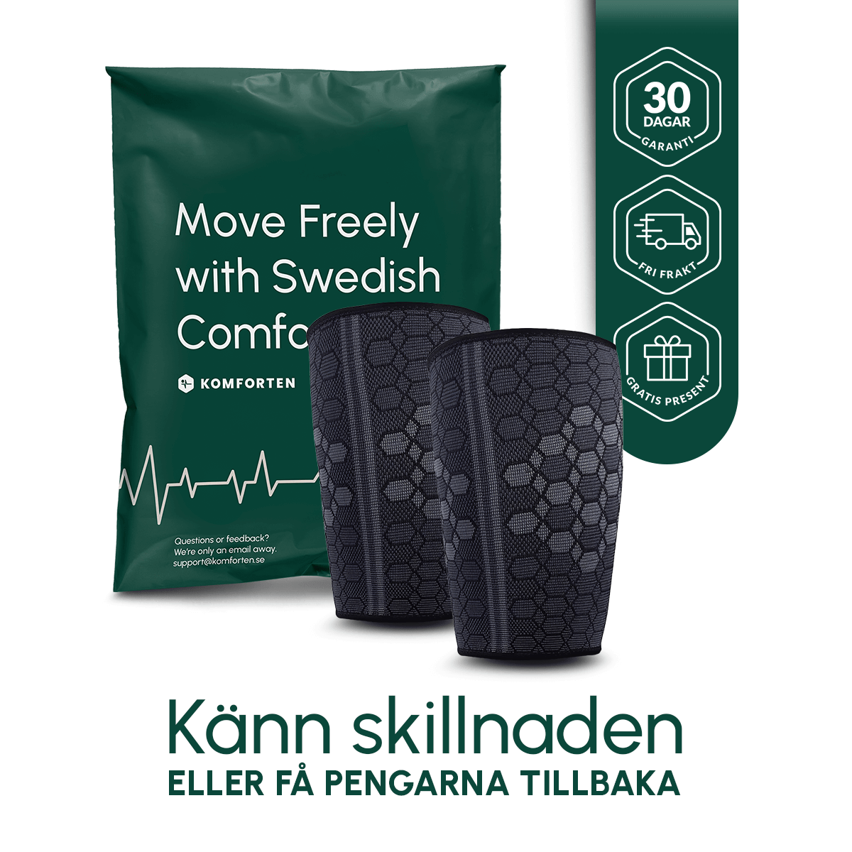Lårskydd Med Kompression - Komforten