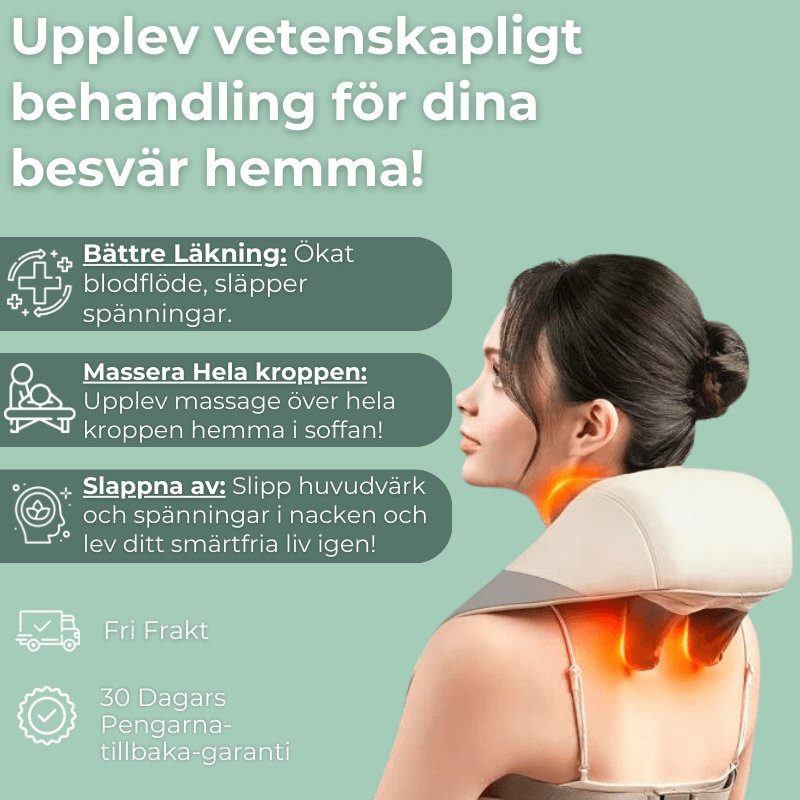 MassageKomforten - Avancerat Massage Och Lindring För Din Nacke by Komforten - tillgänglig på Komforten