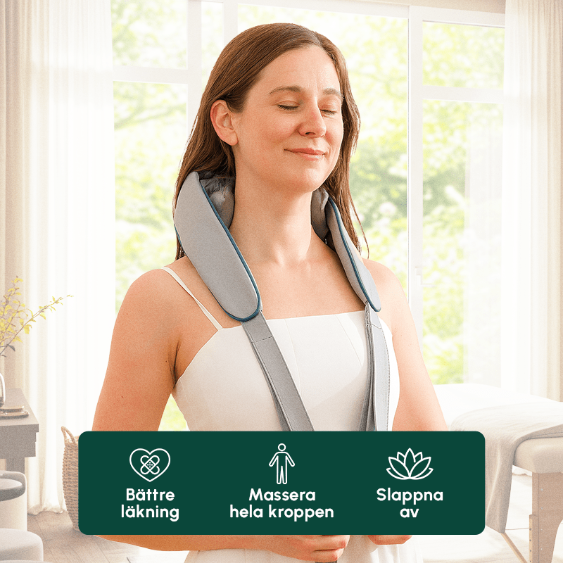 MassageKomforten™ Nackmassage Maskin för Massage Nacken - Komforten