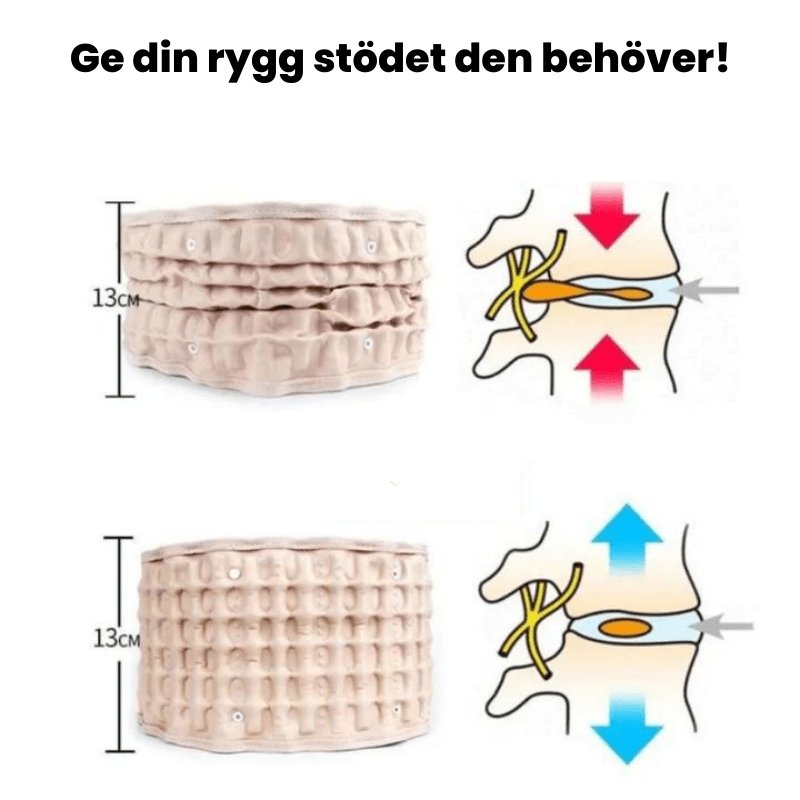 RyggSupporten™ - För en smärtfri vardag by Rygg Komforten - tillgänglig på Komforten