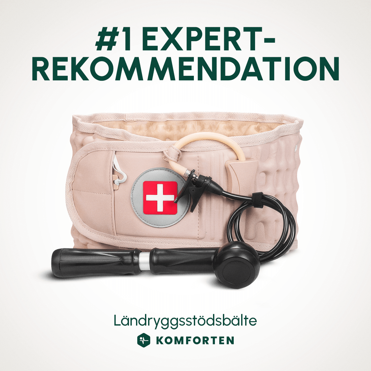 RyggSupporten™ Ländryggsstöd Bälte - Komforten