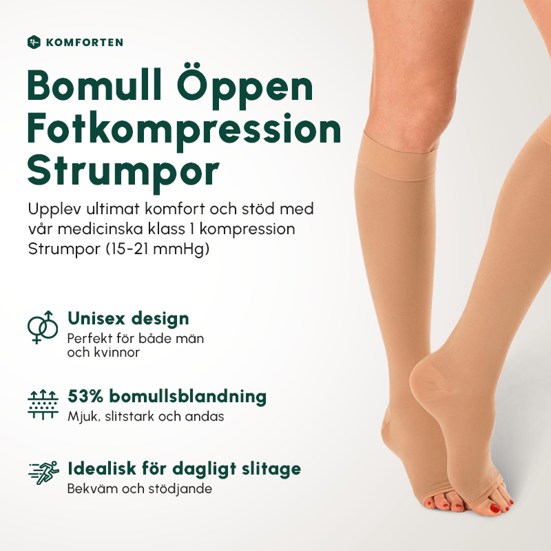 Stödstrumpor för Vardagligt Bruk - Komforten