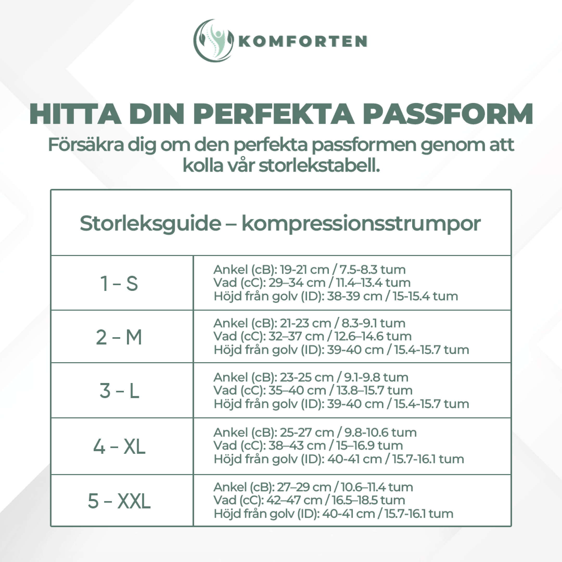 Stödstrumpor för vardagligt bruk Stödstrumpor för vardagligt bruk by Komforten - White tillgänglig på Komforten