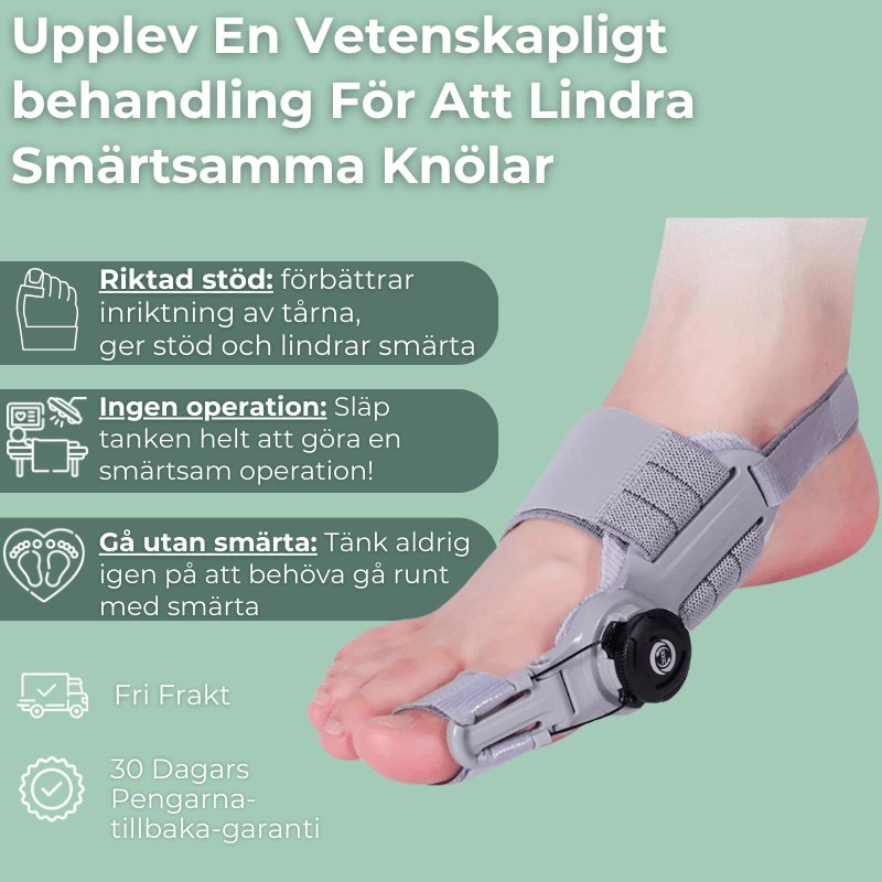 TåKomforten™ - Mjuk Justering Och Smärtlindring För Hallux Valgus by Komforten - Köp 1 för 299kr tillgänglig på Komforten