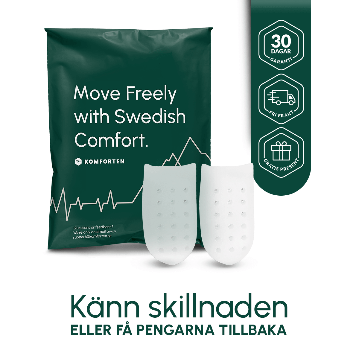 Tryckavlastande Hälskydd Komforten™ – Silikon - Komforten